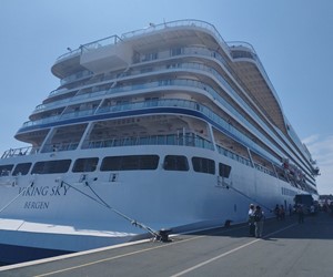 Viking Sky docked in Split